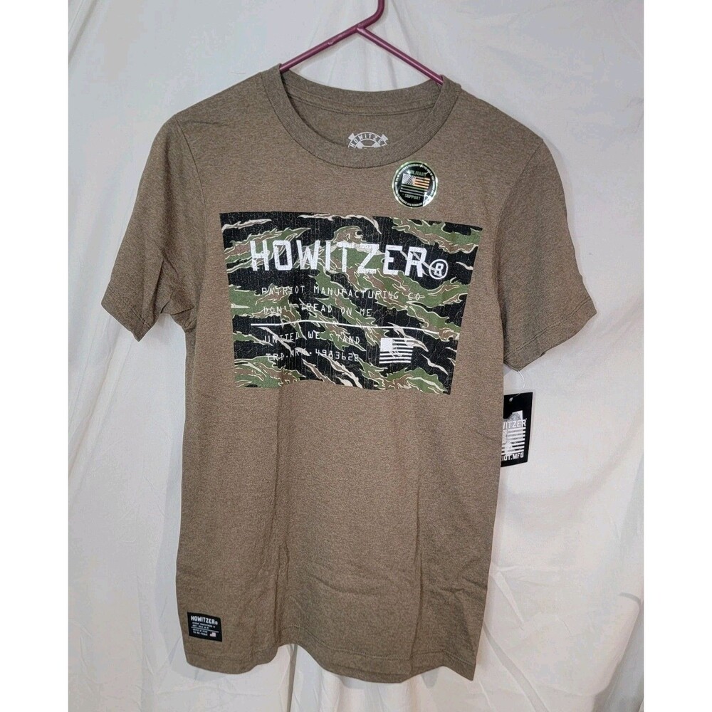 Howitzer Style Mens Small Tee Rebellion Graphic Tee Military Patriotic Grunt USA